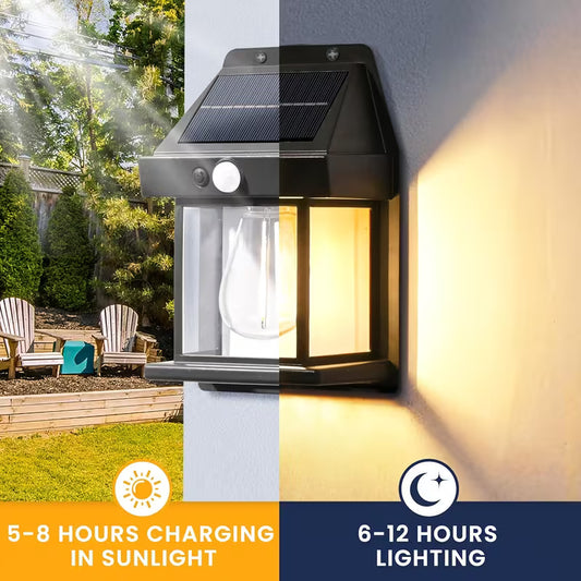 Solar Sensor Outdoor Wall Lamp