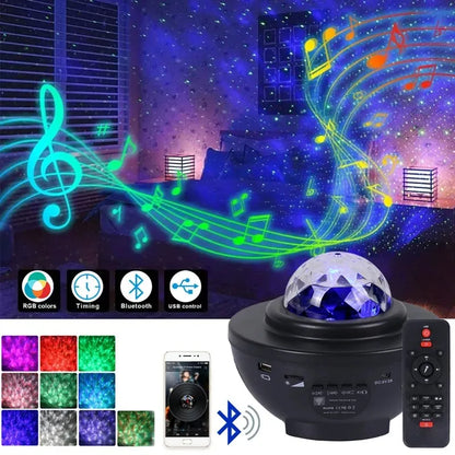 Galaxy Star Projector – Turn Your Room Into a Magical Night Sky 🌌