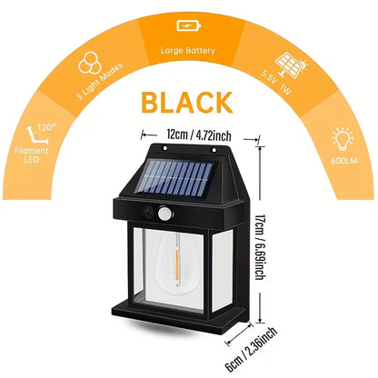 Solar Sensor Outdoor Wall Lamp