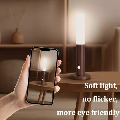 LED Motion Sensor Wood Stick Night Light