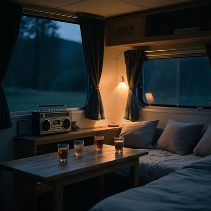 LED Motion Sensor Wood Stick Night Light